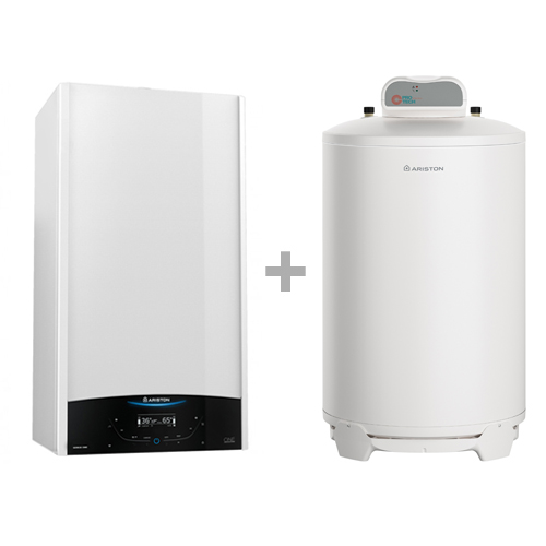 Centrala termica Ariston Genus One System 35 + Boiler BCH 200L ...